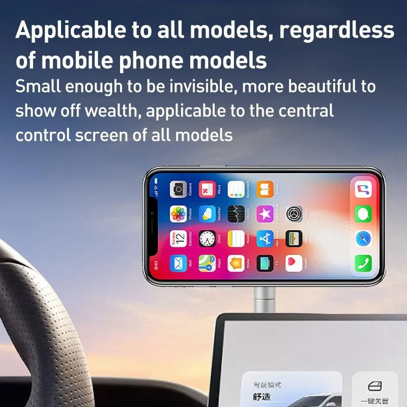 [101] Vacuum Suction Magnetic Car Holder 360° Rotation for Car Dashboard & Wind Screen Strong Magnet - Image 4