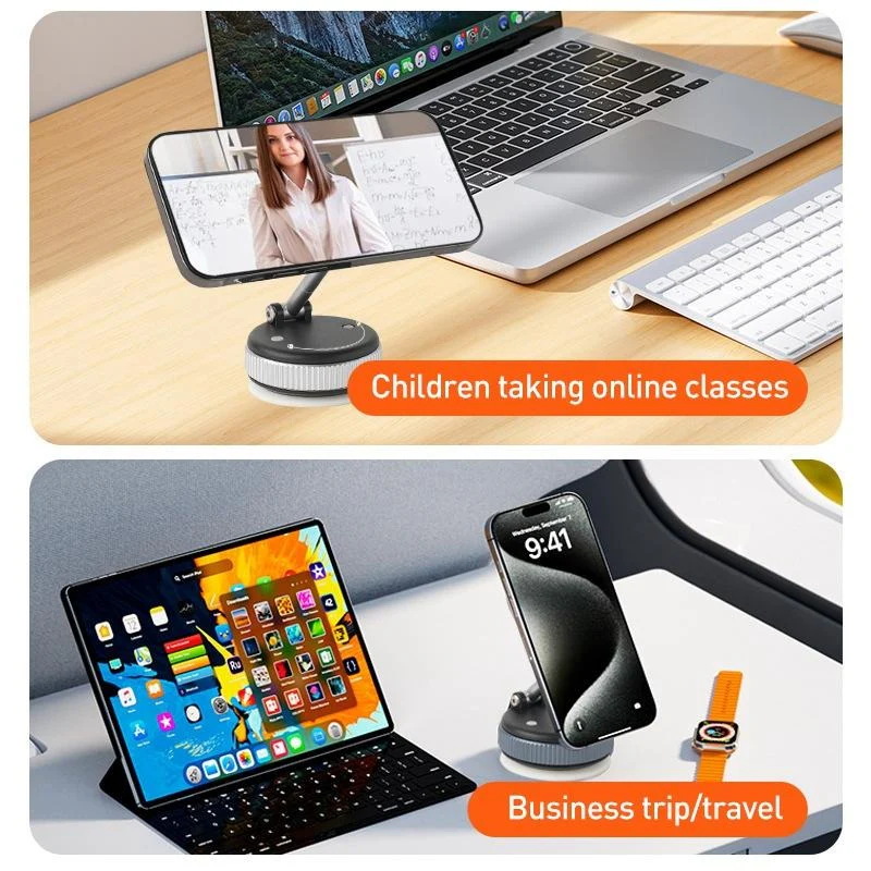 [101] Vacuum Suction Magnetic Car Holder 360° Rotation for Car Dashboard & Wind Screen Strong Magnet - Image 7