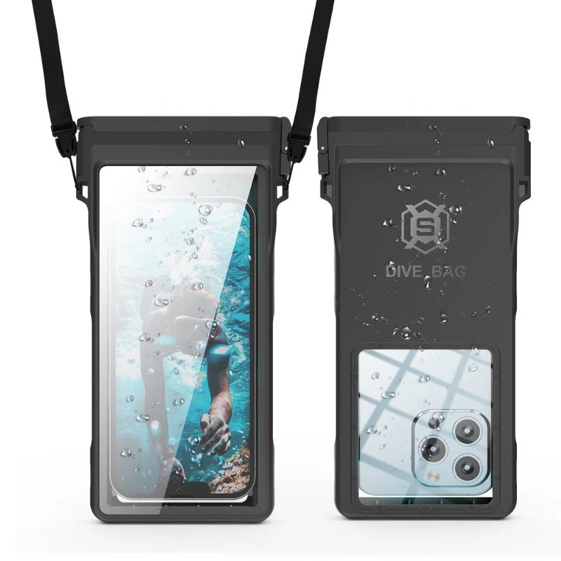 [15 Meters][Up to 7 inch] - Universal Diving Bag Full Covered Waterproof Heavy Duty Tough Armor Diving Case - Image 2