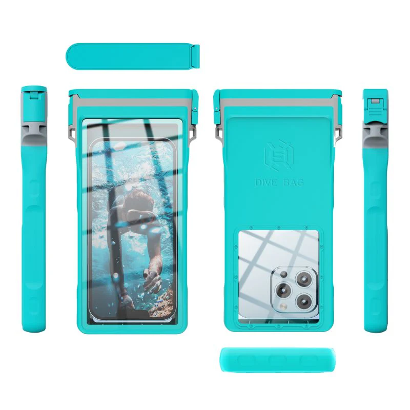[15 Meters][Up to 7 inch] - Universal Diving Bag Full Covered Waterproof Heavy Duty Tough Armor Diving Case - Image 7