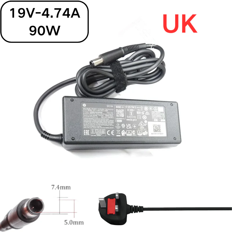 [19V-4.74A/90W][7.4x5.0] HP All-in-One 24 PC 24-cb / Desktop 27-cb / ProDesk 600 G6 Desktop Mini PC Series - Laptop AC Power Supply Adapter Charger - Image 3
