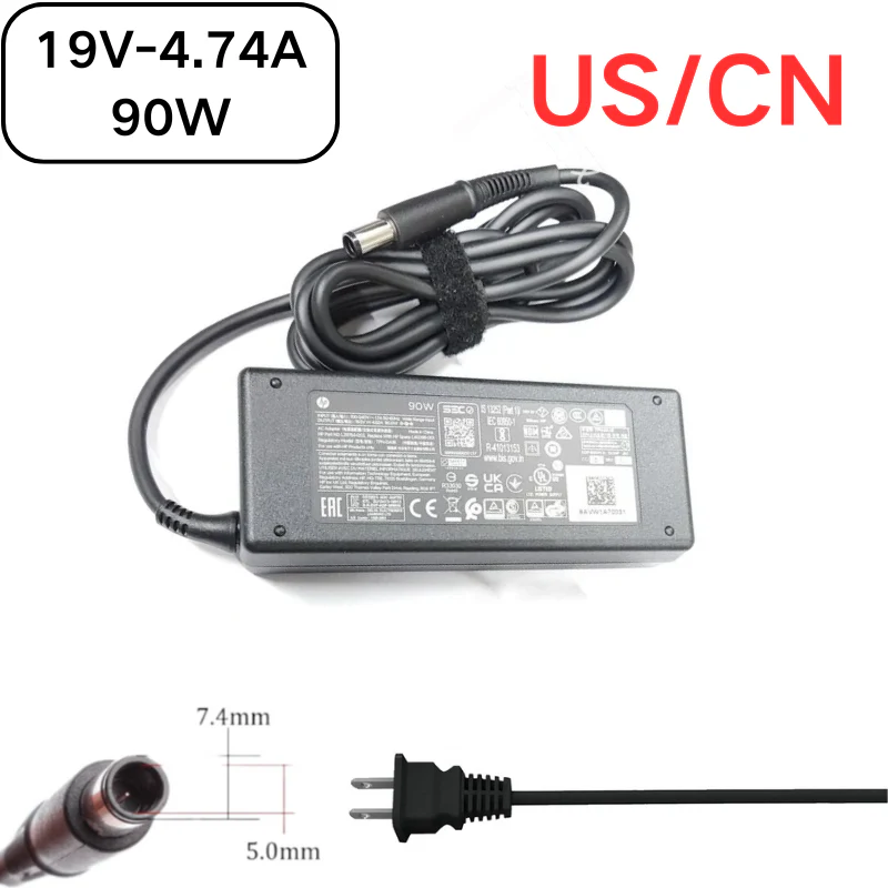 [19V-4.74A/90W][7.4x5.0] HP All-in-One 24 PC 24-cb / Desktop 27-cb / ProDesk 600 G6 Desktop Mini PC Series - Laptop AC Power Supply Adapter Charger - Image 4