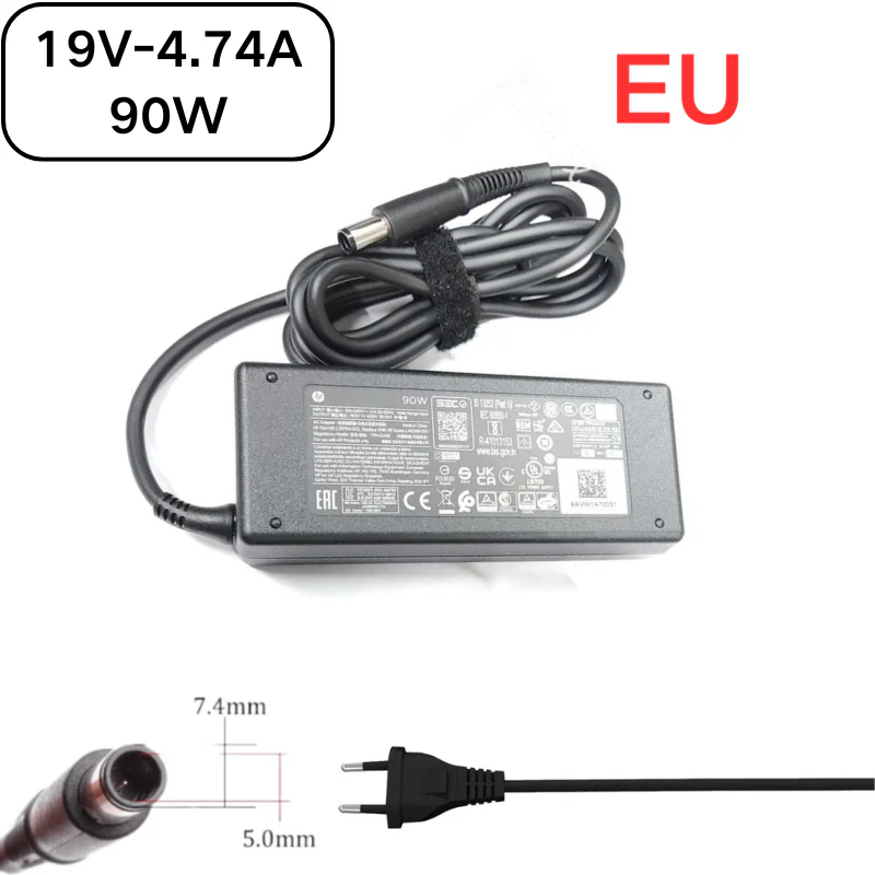 [19V-4.74A/90W][7.4x5.0] HP All-in-One 24 PC 24-cb / Desktop 27-cb / ProDesk 600 G6 Desktop Mini PC Series - Laptop AC Power Supply Adapter Charger - Image 5