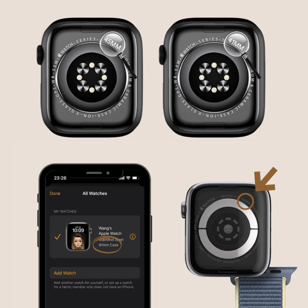 [2 in 1 - Case + Band] Apple Watch Series 4/5/6/SE/7/8/9 - Business Metal Shockproof Case With Steel Watch Band - Image 14