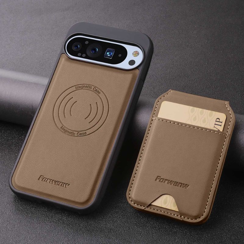 [2 in 1 Detachable] Google Pixel 7/Pro/7A - Leather Shockproof Card Holder Wallet Series Case - Image 3