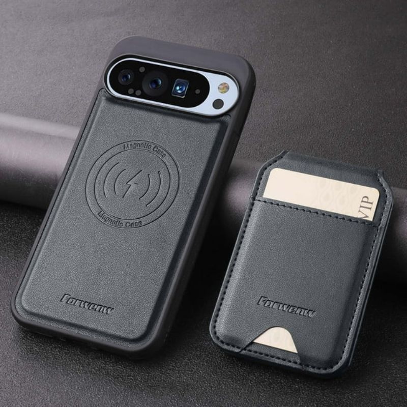 [2 in 1 Detachable] Google Pixel 7/Pro/7A - Leather Shockproof Card Holder Wallet Series Case - Image 5
