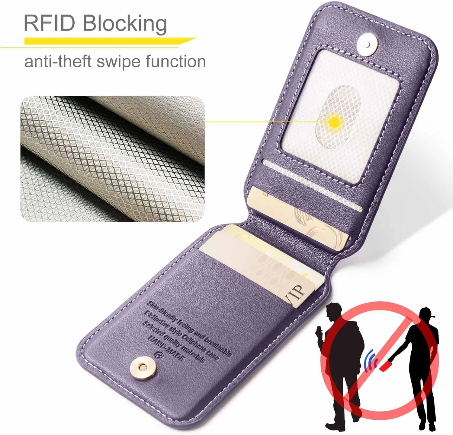 [2 in 1 Detachable] Google Pixel 7/Pro/7A - Leather Shockproof Card Holder Wallet Series Case - Image 8