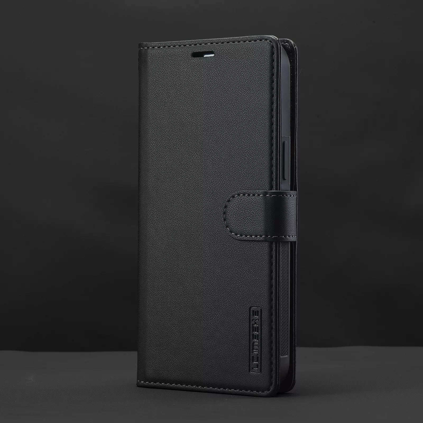 [2-in-1 Detachable][With Card Slot] Apple iPhone 14/Plus/Pro/Max - Magnetic Detachable Flip Leather Essentials Series Case With Lanyard - Image 8