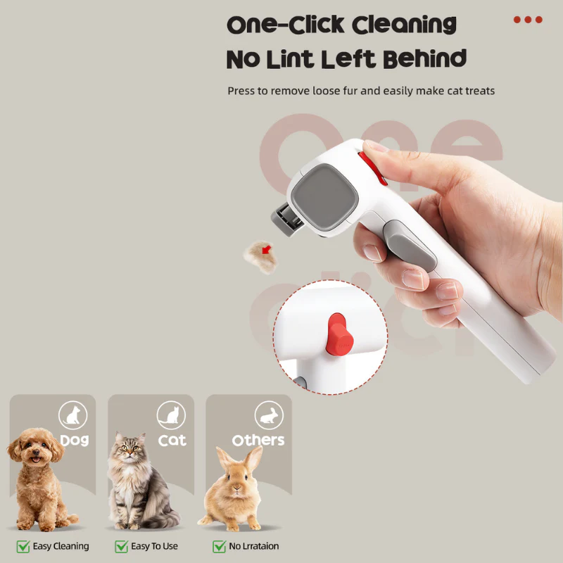 2-in-1 Pet Grooming Brush – Dematting & Deshedding Tool for Dogs & Cats - Image 6