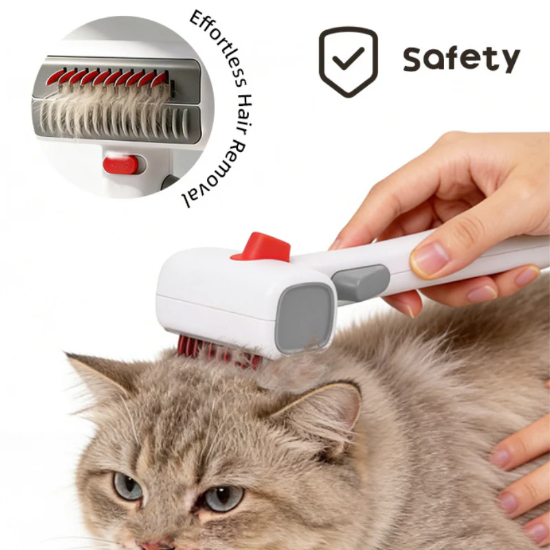 2-in-1 Pet Grooming Brush – Dematting & Deshedding Tool for Dogs & Cats - Image 7