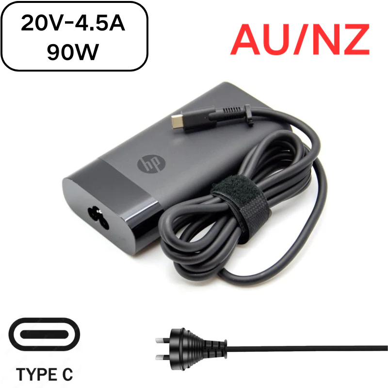 [20V-4.5A/90W][Type-C] HP USB C Laptop AC Wall Travel Fast Quick Charger Travel Adapter - Image 2