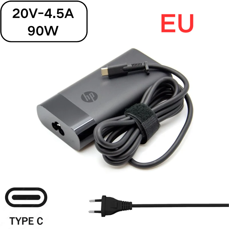 [20V-4.5A/90W][Type-C] HP USB C Laptop AC Wall Travel Fast Quick Charger Travel Adapter - Image 4