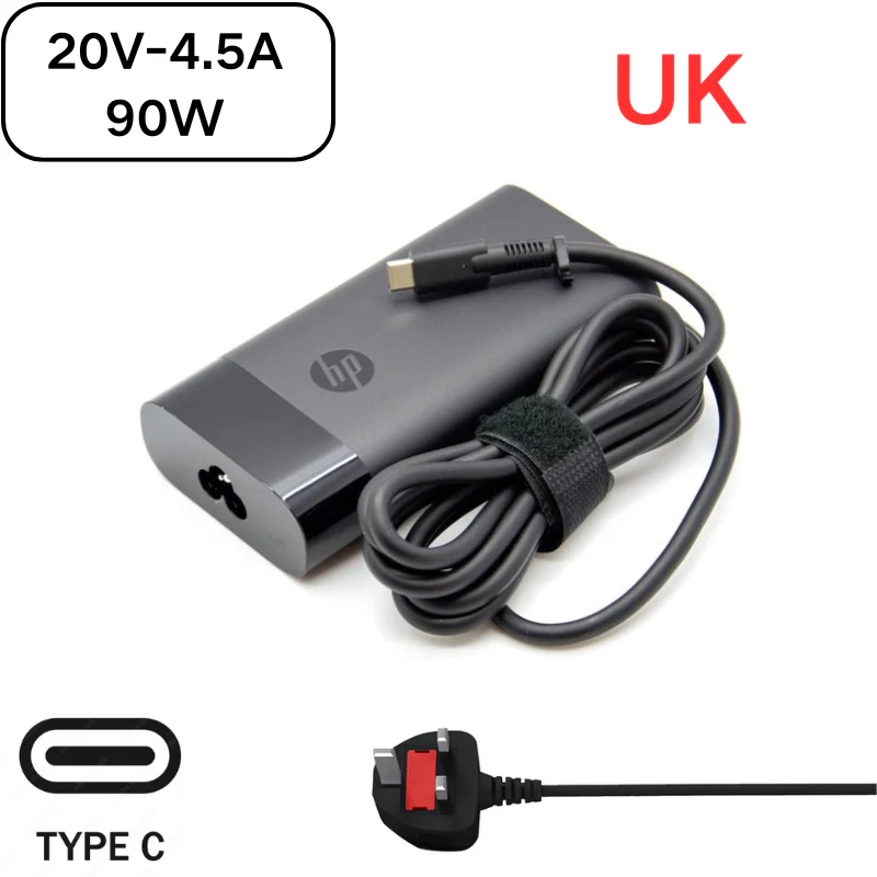 [20V-4.5A/90W][Type-C] HP USB C Laptop AC Wall Travel Fast Quick Charger Travel Adapter - Image 5