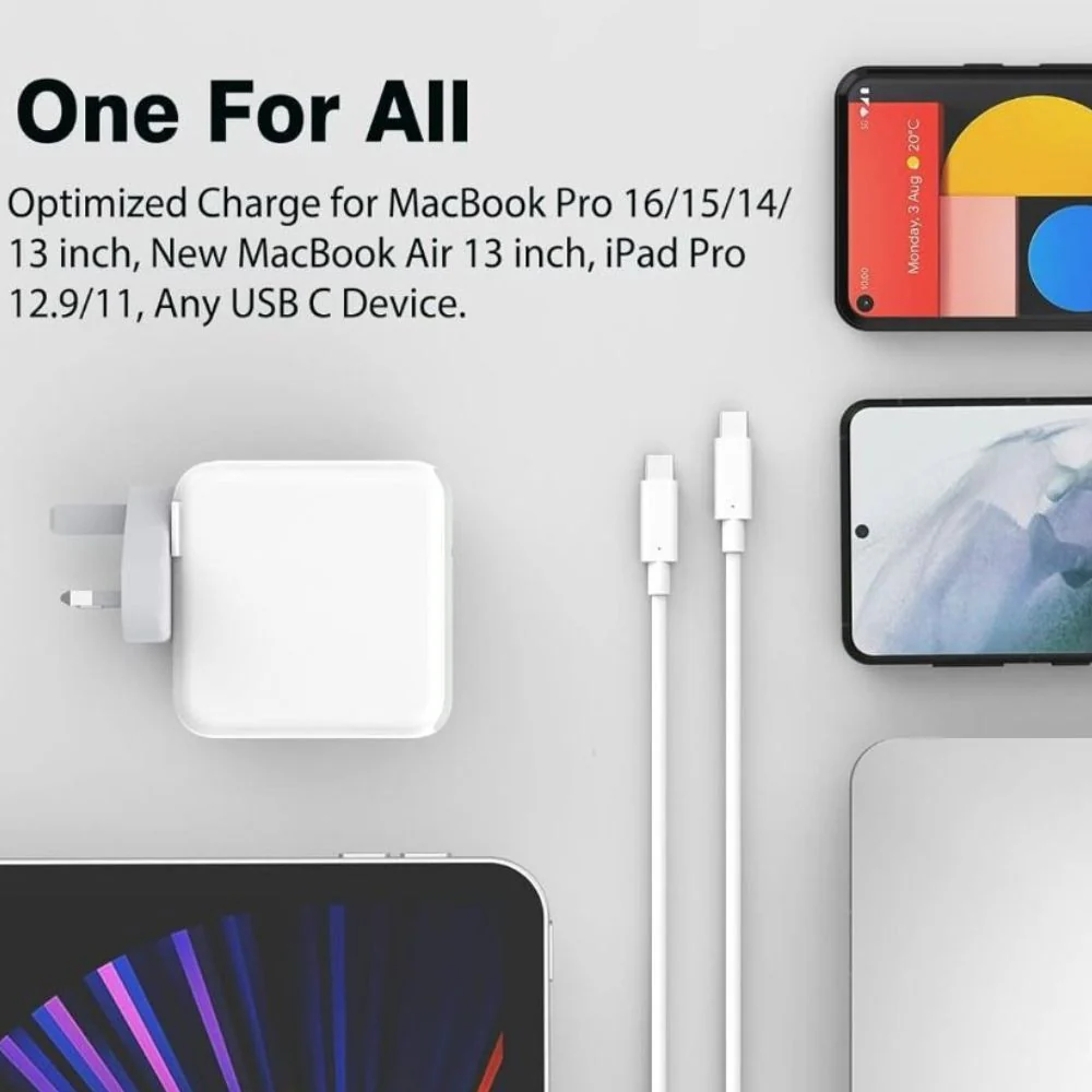 [30W/14.5V-2A][USB-C] MacBook Air iPad and iPhone Charger Power Adapter - Image 3