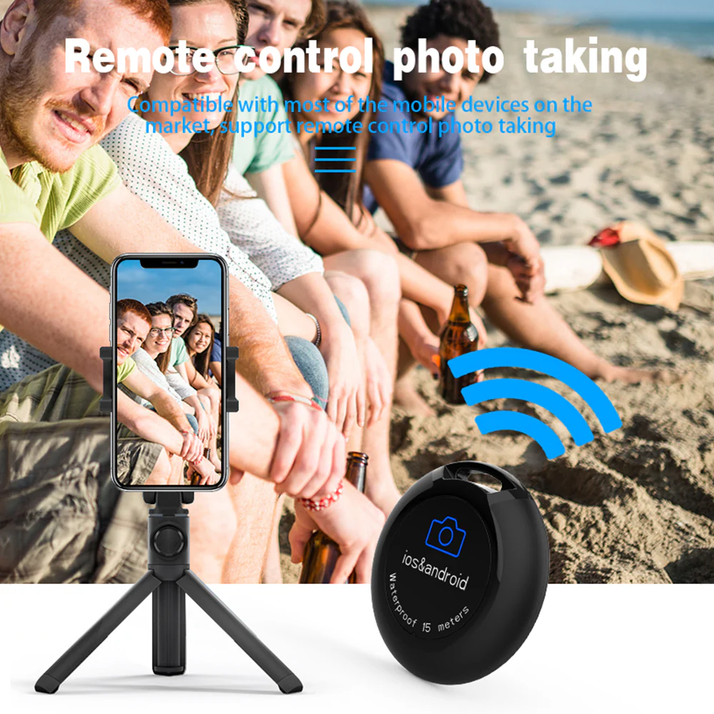 [36x10mm] IP68 15 Meter 48ft Depth Waterproof Wireless Bluetooth Remote Control Button Photo Taking - Image 2