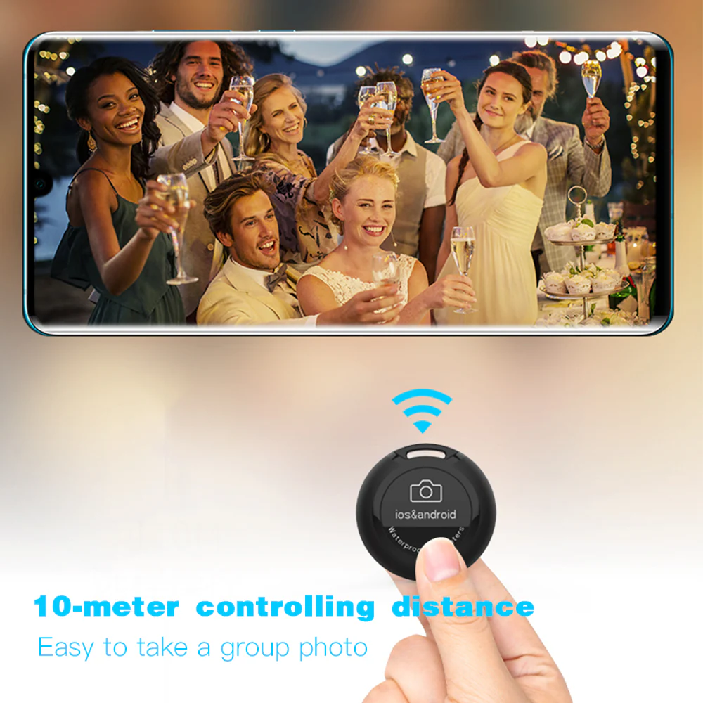 [36x10mm] IP68 15 Meter 48ft Depth Waterproof Wireless Bluetooth Remote Control Button Photo Taking - Image 6