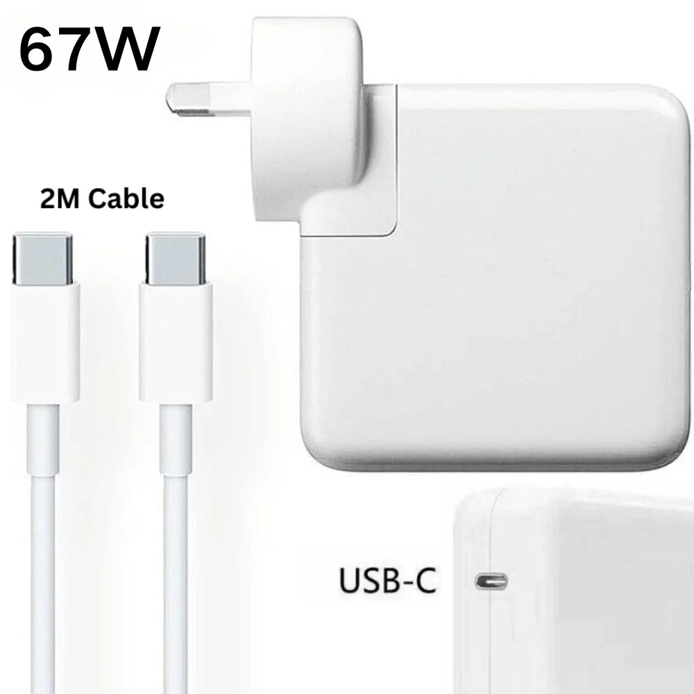 [67W/20V-3.35A][USB-C] MacBook Air / Pro and iPhone Charger Power Adapter
