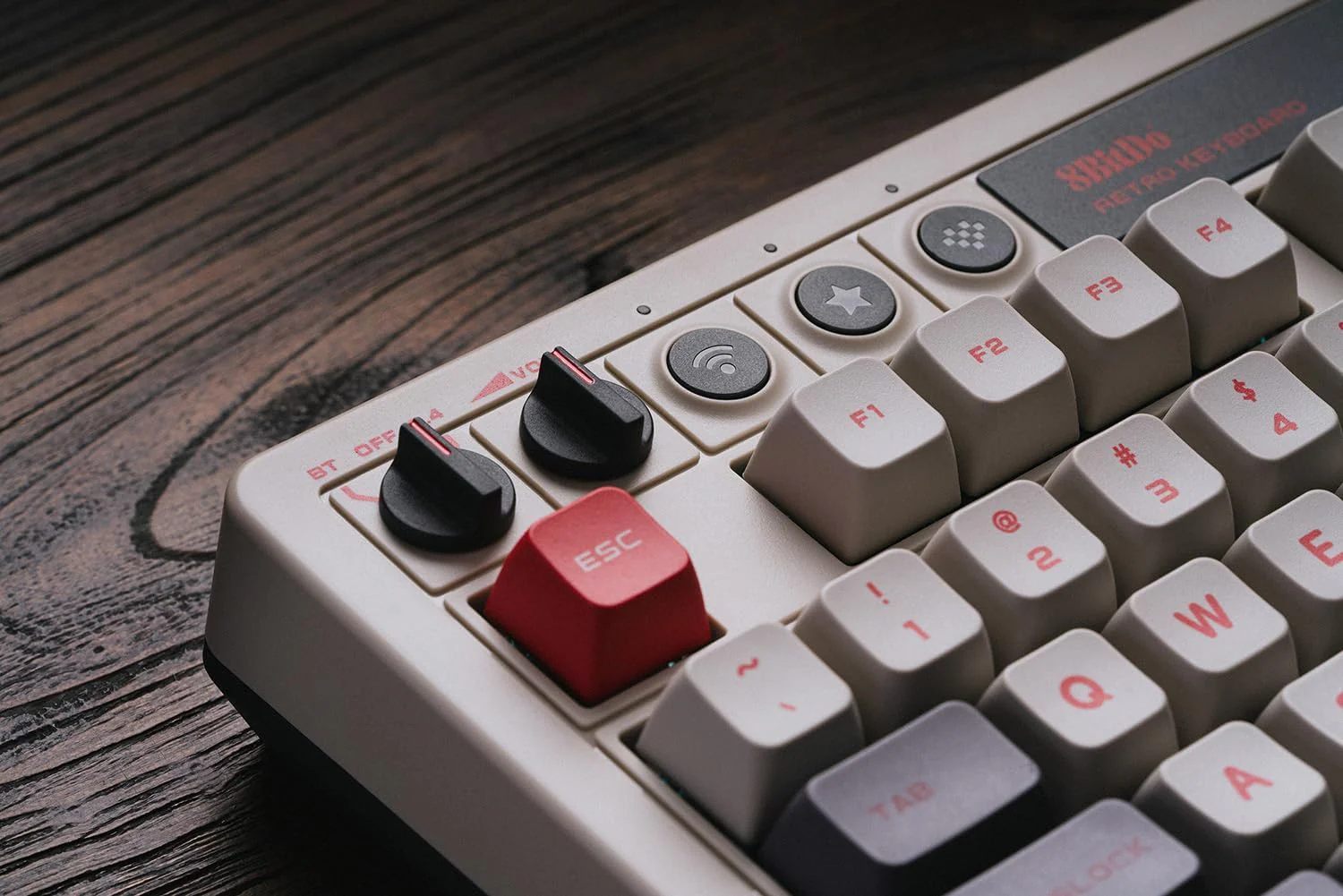 8BitDo Retro Mechanical Keyboard, Bluetooth/2.4G/USB-C Hot Swappable Gaming Keyboard with 87 Keys, Dual Super Programmable Buttons for Windows and Android (N) - Image 6