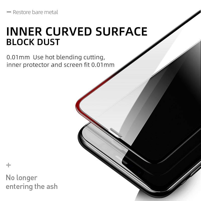 [9D Full Covered][HD] Joyroom iPhone 12 Mini/Pro/Max 9H Tempered Glass Screen Protector - Image 3