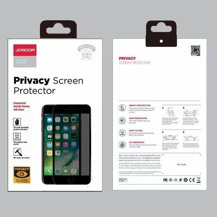 [9D Full Covered][Privacy] Joyroom iPhone 12/Mini/Pro/Max 9H Tempered Glass Screen Protector - Image 3