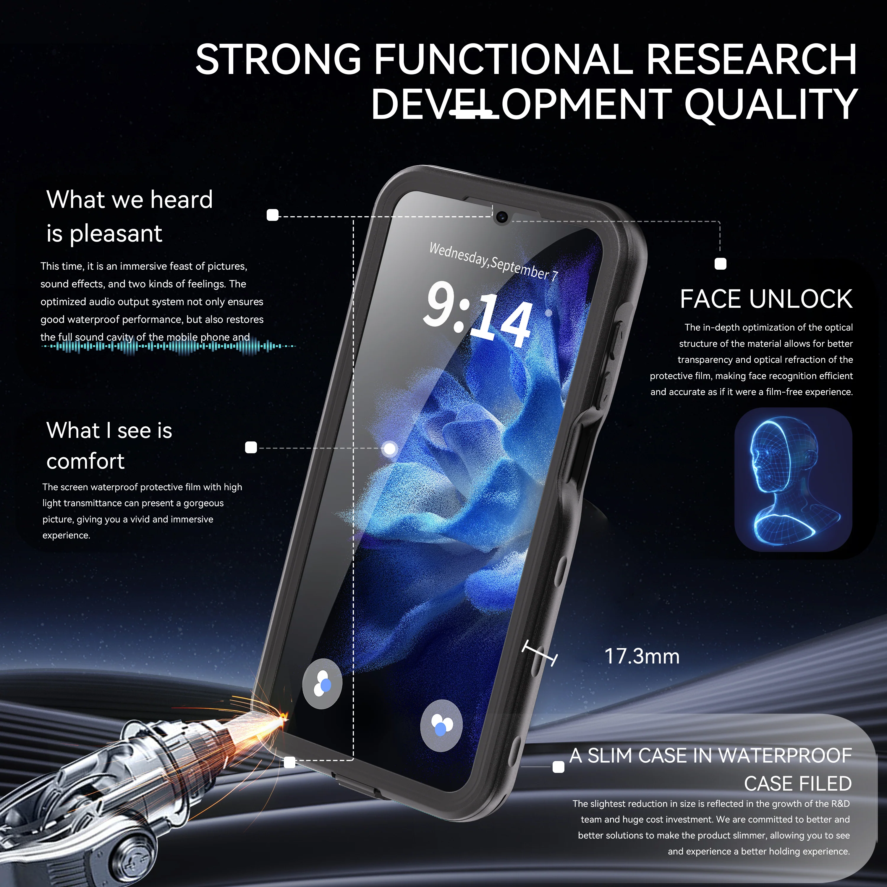 [A Series] Samsung Galaxy A16 4G / 5G (SM-A165 / SM-A166) Series - Redpepper IP68 Waterproof Heavy Duty Tough Armor Case - Image 11