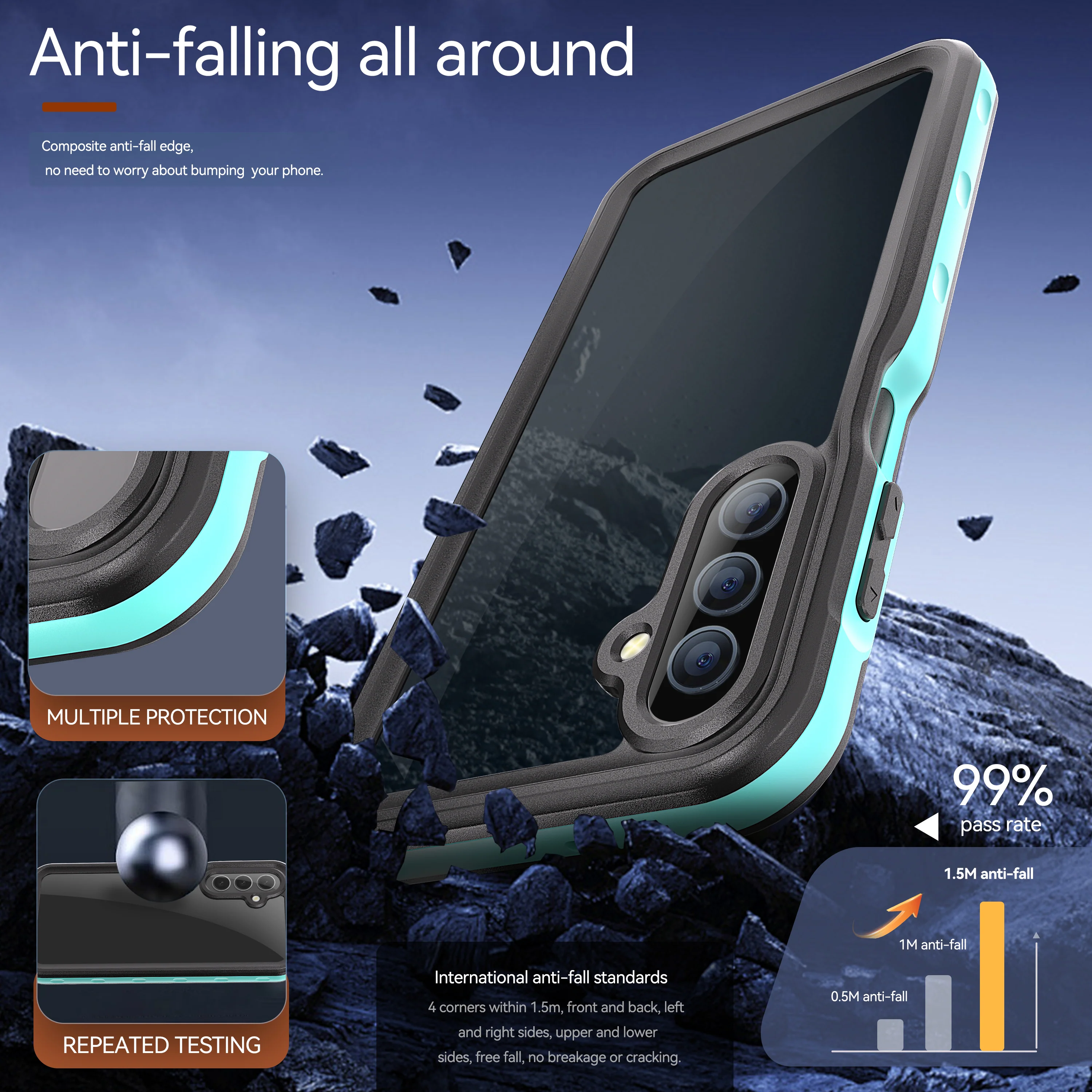 [A Series] Samsung Galaxy A16 4G / 5G (SM-A165 / SM-A166) Series - Redpepper IP68 Waterproof Heavy Duty Tough Armor Case - Image 18
