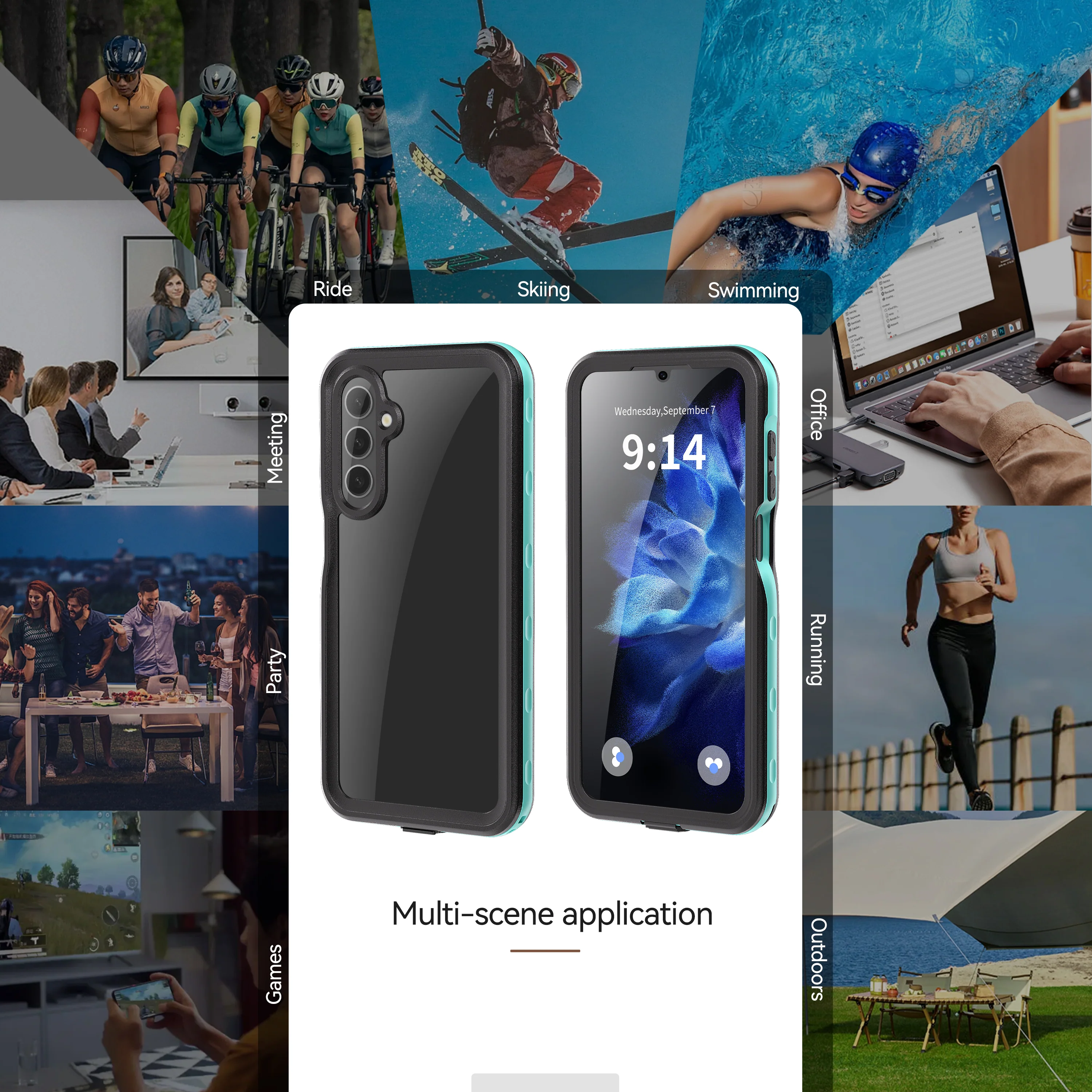 [A Series] Samsung Galaxy A16 4G / 5G (SM-A165 / SM-A166) Series - Redpepper IP68 Waterproof Heavy Duty Tough Armor Case - Image 20