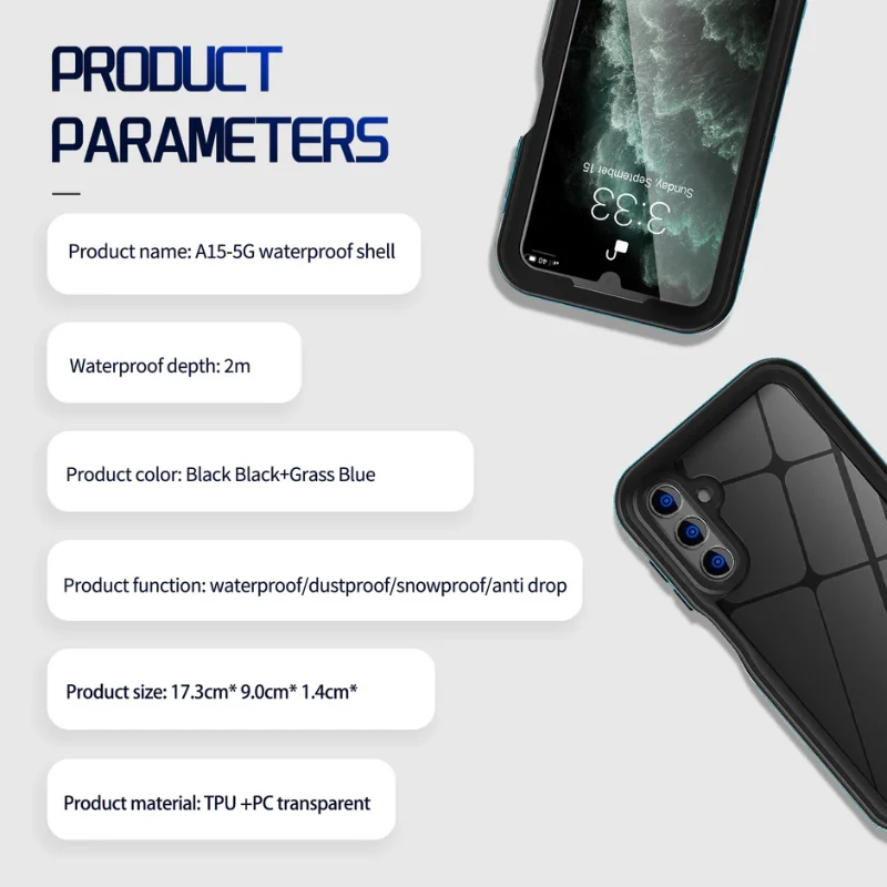[A Series] Samsung Galaxy A32 5G (A326) - Redpepper IP68 Waterproof Heavy Duty Tough Armor Case - Image 15