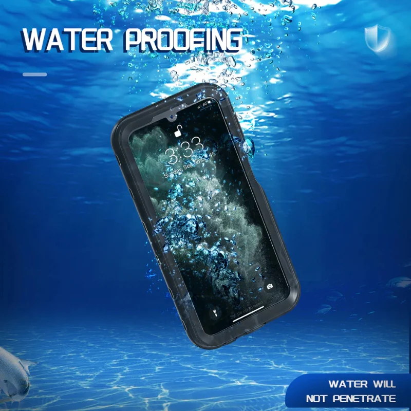 [A Series] Samsung Galaxy A32 5G (A326) - Redpepper IP68 Waterproof Heavy Duty Tough Armor Case - Image 4