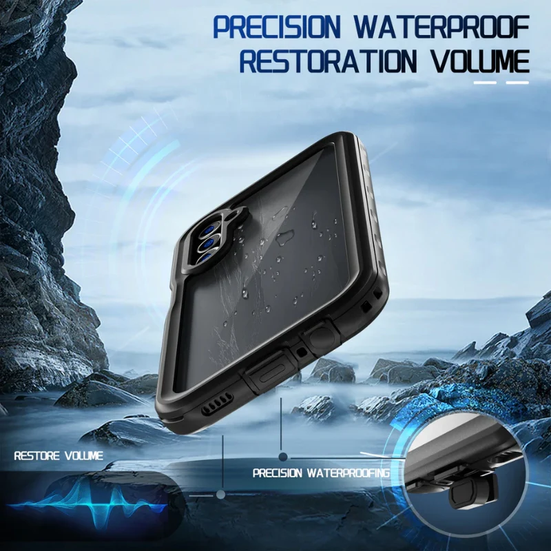 [A Series] Samsung Galaxy A32 5G (A326) - Redpepper IP68 Waterproof Heavy Duty Tough Armor Case - Image 6