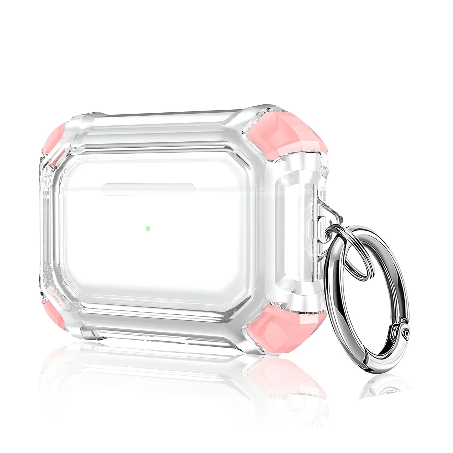 AirPods 3 Transparent Heavy Duty Protecive Case With Key Ring - Image 4