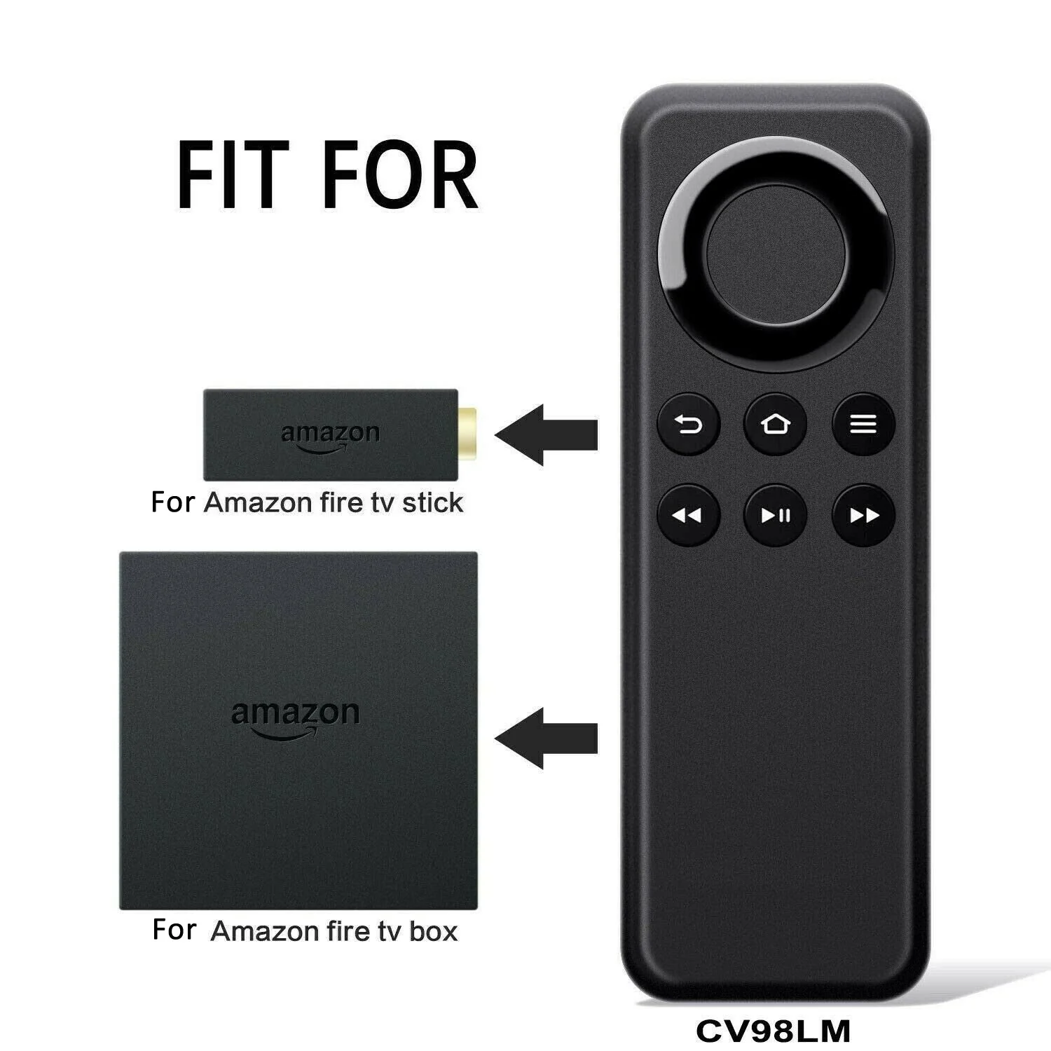 Amazon Fire TV Stick / Fire TV Box CV98LM Bluetooth Remote Control - Image 2