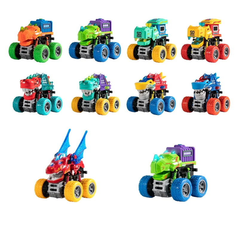 Animal Transforming Inertia Off-Road Toy Car – 360° Spinning Stunt Vehicle with Lights & Sound Effects for Toddlers - Image 11