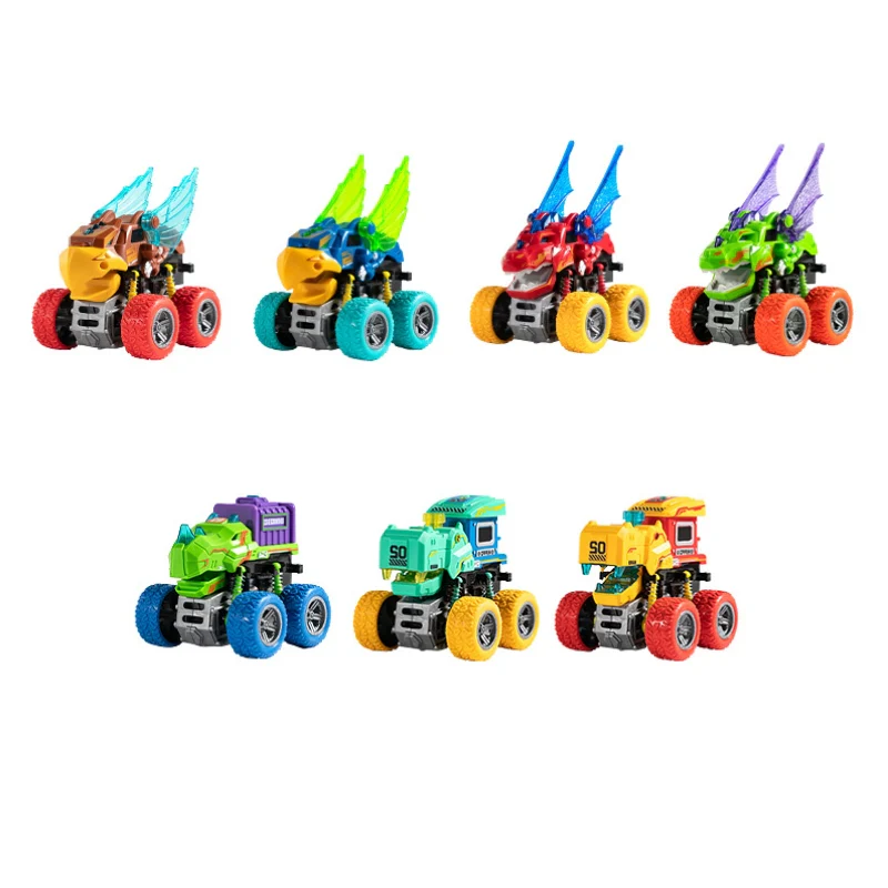 Animal Transforming Inertia Off-Road Toy Car – 360° Spinning Stunt Vehicle with Lights & Sound Effects for Toddlers - Image 12