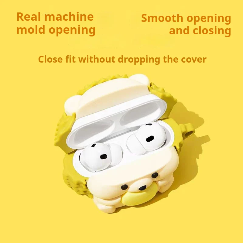 Apple AirPods 4 -  Durian Silicone Protective Fashion-Forward Series Case - Image 3