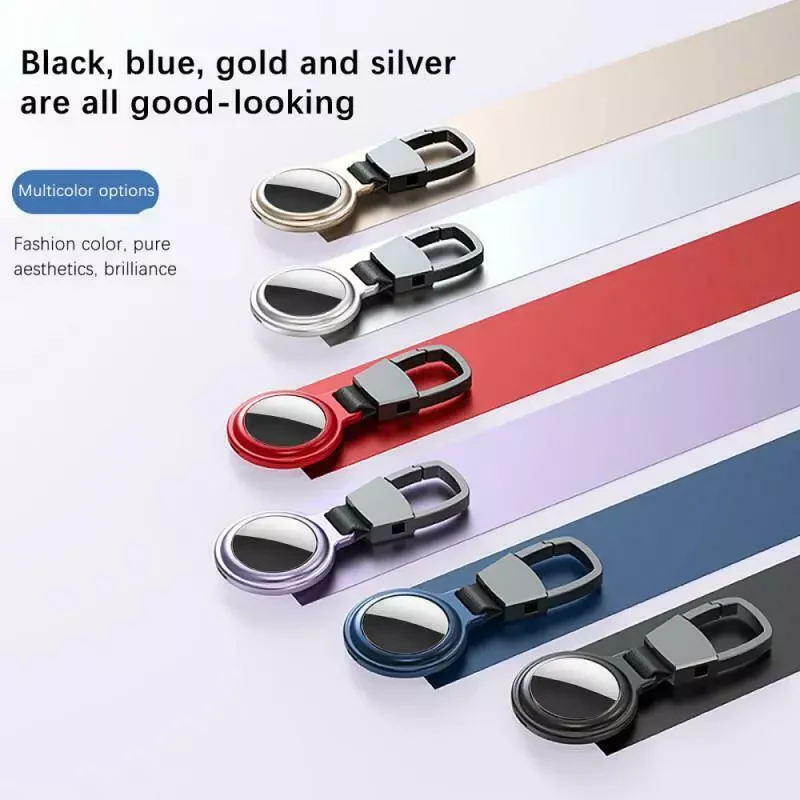 Apple AirTag Magnetic Metal Holder Keyring Carry Case - Image 5