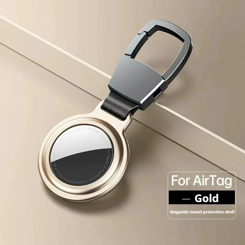 Apple AirTag Magnetic Metal Holder Keyring Carry Case - Image 7