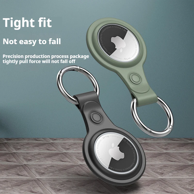 Apple AirTag Tracking Anti-Loss TPU Silicone Keychain Protective Case - Image 7