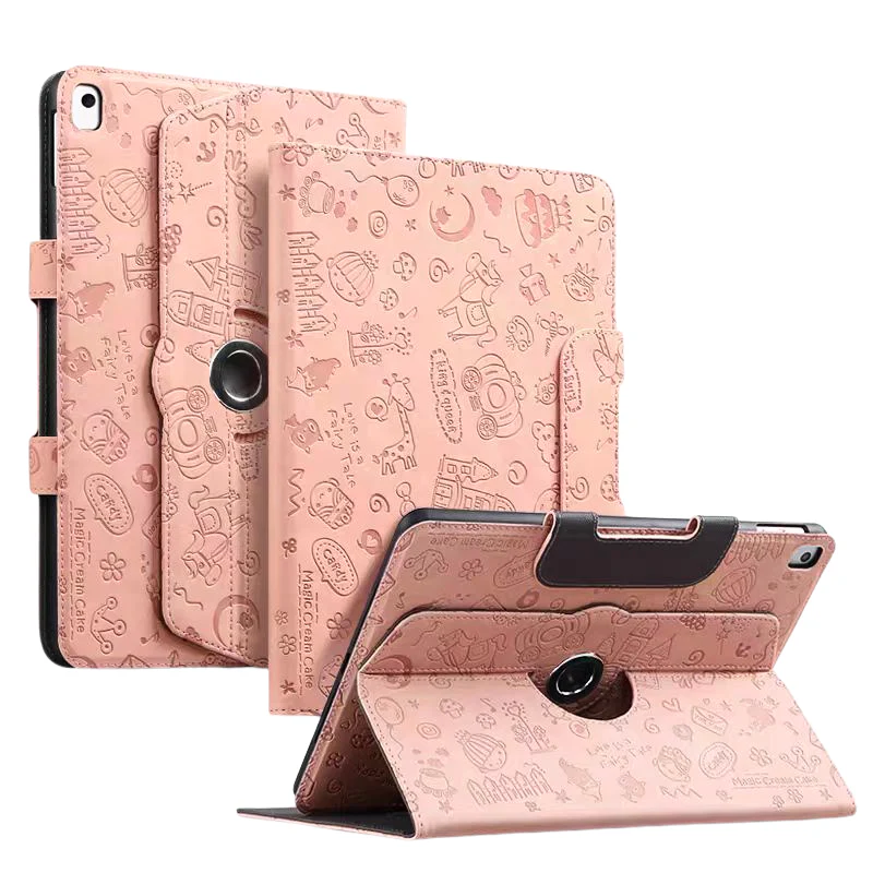 Apple iPad 5/6 9.7'' 5/6th Gen (2017/2018) Smart 360° Rotate Stand Leather Case - Image 9