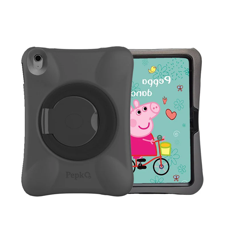 Apple iPad 7/8/9 10.2'' 7/8/9th Gen (2019/2020/2021) Pepko EVA PRO Heavy Duty Case with Handle Stand Ring - Image 10