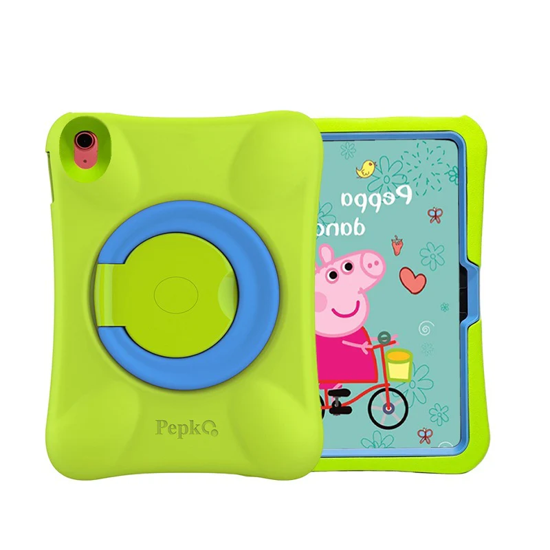 Apple iPad 7/8/9 10.2'' 7/8/9th Gen (2019/2020/2021) Pepko EVA PRO Heavy Duty Case with Handle Stand Ring - Image 8