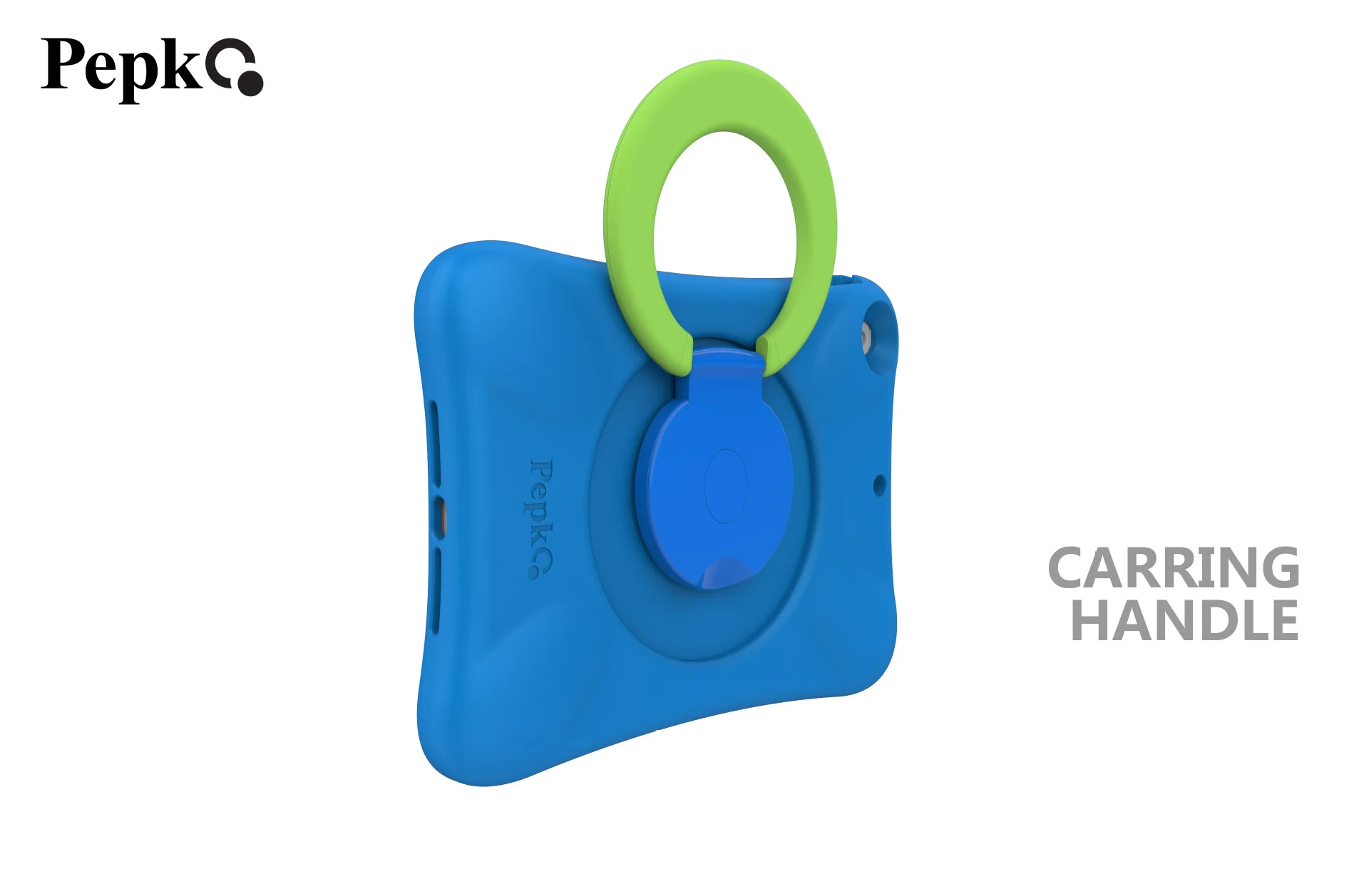 Apple iPad 7/8/9 10.2'' 7/8/9th Gen (2019/2020/2021) Pepko EVA PRO Heavy Duty Case with Handle Stand Ring - Image 7