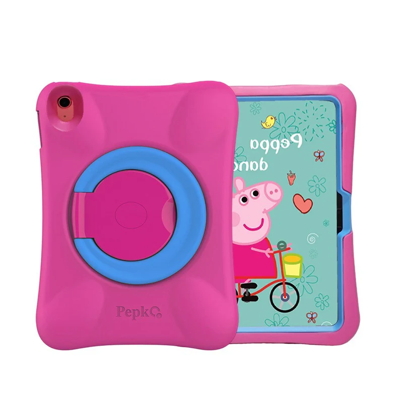 Apple iPad 7/8/9 10.2'' 7/8/9th Gen (2019/2020/2021) Pepko EVA PRO Heavy Duty Case with Handle Stand Ring - Image 11