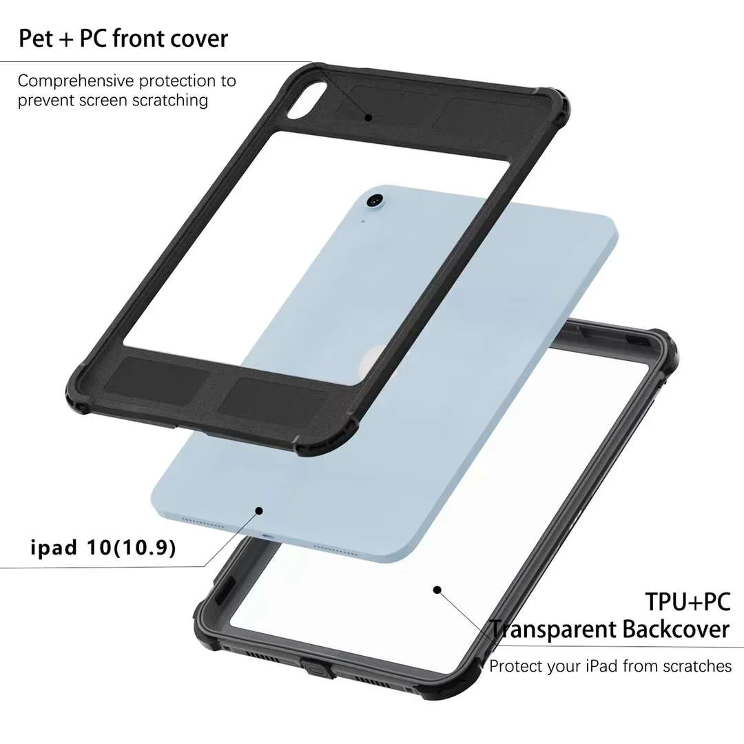 Apple iPad 10th 2022 10.9" Shellbox Waterproof Heavy Duty Lifeproof Style Case - Image 11