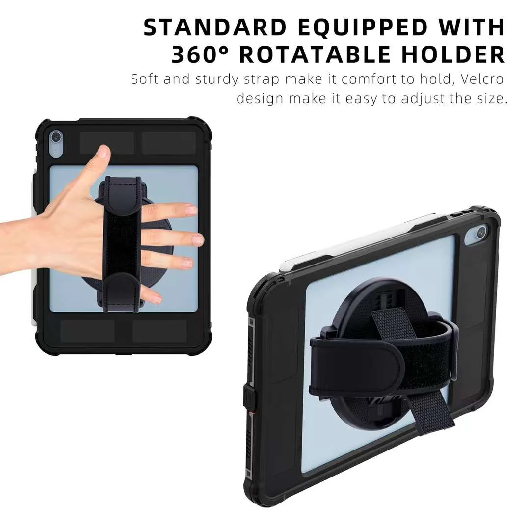 Apple iPad 10th 2022 10.9" Shellbox Waterproof Heavy Duty Lifeproof Style Case - Image 5