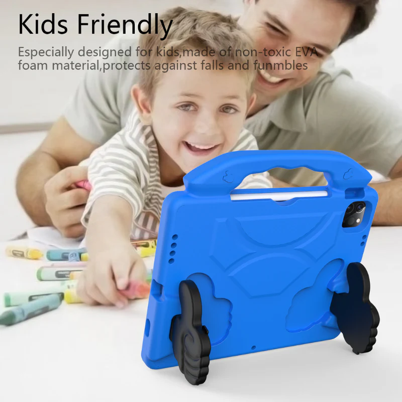 Apple iPad 7/8/9 10.2'' 7/8/9th Gen (2019/2020/2021) Kids Full-cover Silicone Shockproof Case - Image 4