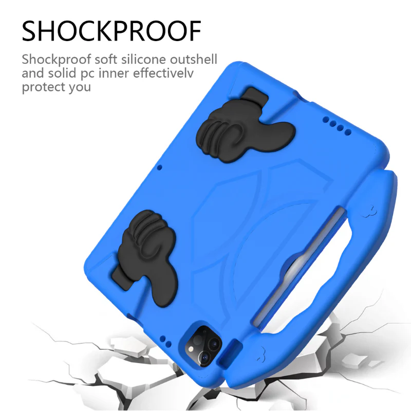 Apple iPad 7/8/9 10.2'' 7/8/9th Gen (2019/2020/2021) Kids Full-cover Silicone Shockproof Case - Image 6