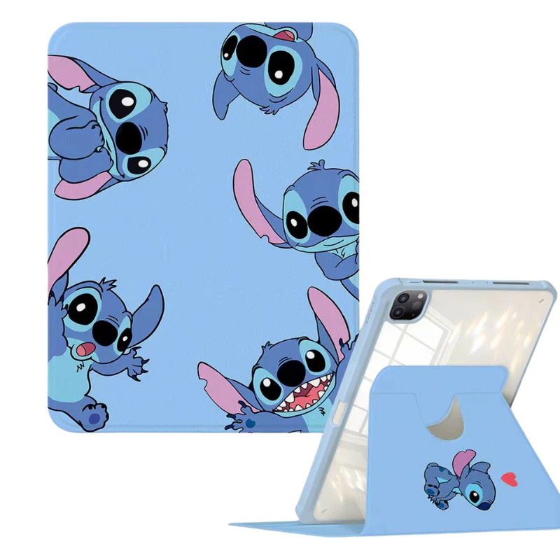 Apple iPad Air 11-inch M2/M3/M4 (2024/2025/2026) Stitch Smart 360° Degree Rotate Stand Shockproof Flip Cover Case - Image 7