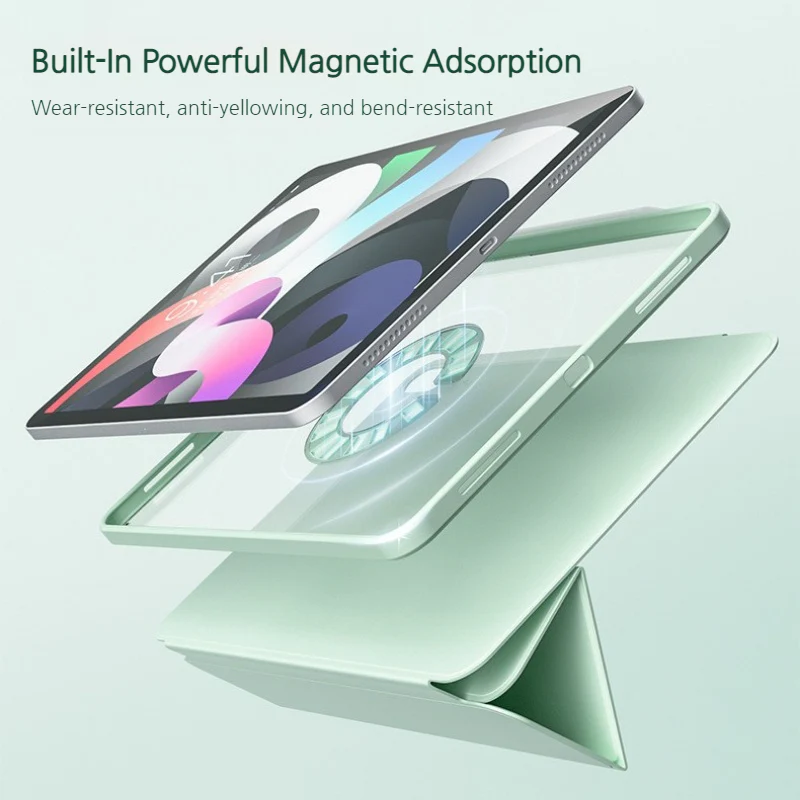 Apple iPad Pro 11-inch M4/M5 (2024/2025) 360 Degree Rotating Smart Magnetic Stand Protective Case - Image 4