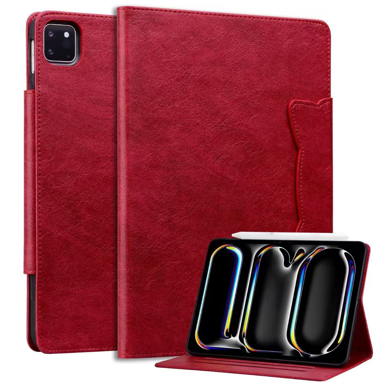 Apple iPad 5/6 9.7'' 5/6th Gen (2017/2018) Business Retro Matte Leather Protective Case - Image 4